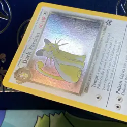 Dark Persian Pokemon Card WOTC Black Star Promo #17 Holo SWIRL 2000 NM - Image 5