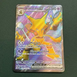 Alakazam EX Holo Rare Scarlet & Violet SV151 Pokemon TCG Card 188/165 - Image 2