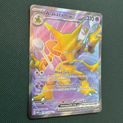 Alakazam EX Holo Rare Scarlet & Violet SV151 Pokemon TCG Card 188/165 - Image 4