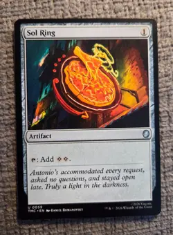 SOL RING ~ NM ~ MTG - 0059 TMC Ninja Turtles TMNT - Image 1