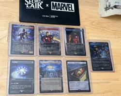 MTG MAGIC SECRET LAIR IRON MAN 2024 RAINBOW FOIL FULL SET, PACK TO SLEEVE - Image 1