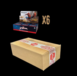 MTG Magic The Gathering Spider-Man 6x Play Booster Box Sealed Case - Image 1