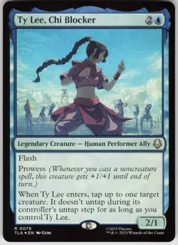 MTG Ty Lee Chi Blocker Foil NM Avatar: The Last Airbender Magic 76 - Image 1