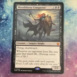 Bloodthirsty Conqueror (REGULAR) x1 - MTG Foundations FDN #58 - Image 1