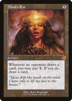 Mind's Eye (REGULAR) x1 - MTG The Brothers' War Retro Artifacts BRR #33 - Image 1