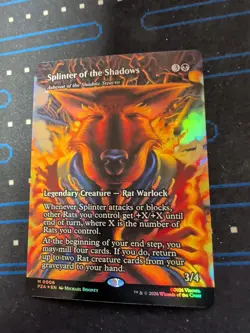 Splinter of the Shadows - Ashcoat of the Shadow Swarm (Borderless) #6 MTG PZA - Image 5