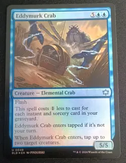 MTG Bloomburrow - Eddymurk Crab - Foil - Image 1
