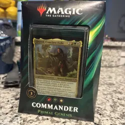 MTG Commander 2019 Primal Genesis Naya Magic Commander Deck NEW Factory Sealed 630509892495 - Image 1