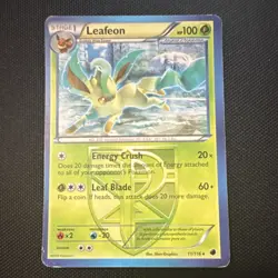 Pokemon Leafeon 100 HP Stage 1 Plasma Freeze 11/116 Rare Team Plasma Regular - Image 1