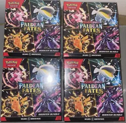 Pokemon TCG Scarlet & Violet Paldean Fates Factory Sealed Booster Bundles - Image 1