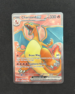 2023 POKEMON SCARLET & VIOLET 151 #183/165 CHARIZARD EX - NM - Image 1