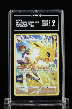 Pokemon Jolteon TG04/TG30 Brilliant Stars Ultra Rare Holo TAG 9 #09 - Image 1