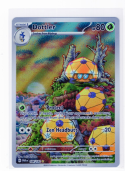 Dottler Illustration Rare Pokemon Scarlet & Violet Paradox Rift PAR #184 - Image 1