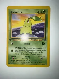 Pokemon TCG Chikorita Neo Genesis 53 Regular 1st Edition Common - Image 1