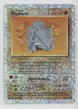 Rhyhorn Reverse Foil Pokemon Legendary Collection #90 2002 - Image 1