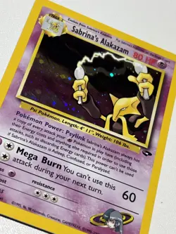 Pokemon 2000 SABRINA'S ALAKAZAM HOLO 16/132 Gym Challenge set Rare NM - Image 2