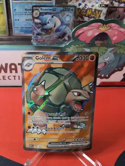 Golem EX 189/165 English Ultra Rare Pokemon Scarlet & Violet 151 NM - Image 1