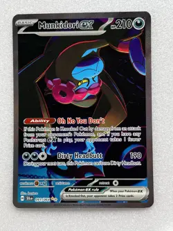 Pokemon Munkidori EX 091/064 Sv: Shrouded Fable Illustration Rare Holo English - Image 1