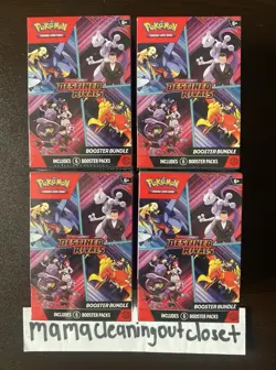 LOT of (4) Pokemon TCG Destined Rivals Booster Bundle Box Factory SEALED - Image 1