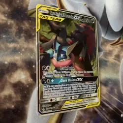 Pokemon Greninja & Zoroark GX TAG TEAM Full Art Ultra Rare Holo 201/214 250 HP - Image 5