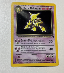 Pokemon 2000 DARK ALAKAZAM HOLO 1/82 Team Rocket set Rare NM - Image 1