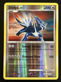 Pokemon: Dialga 23/127 Platinum 2009 Reverse Holo NM/LP - Image 1