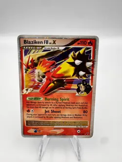 2009 Pokemon Platinum Supreme Victors Blaziken FB LV.X #142/147 LP - Image 1