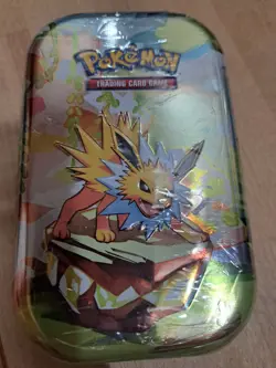 Pokemon TCG Scarlet & Violet Prismatic Evolutions Mini Tin Sealed Jolteon - new - Image 1
