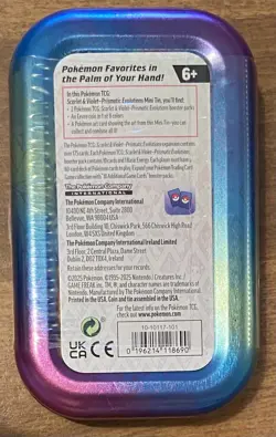 POKEMON TCG UMBREON TIN: SCARLET & VIOLET: PRISMATIC EVOLUTIONS MINI (1) - Image 2