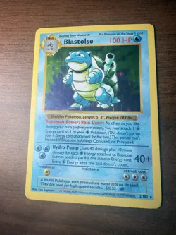 Shadowless Blastoise Base Set Holo Rare 2/102 | Pokemon TCG - Image 1