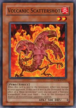 Volcanic Scattershot - FOTB-EN010 - Common - Unlimited Edition - Heavily Played - Image 1