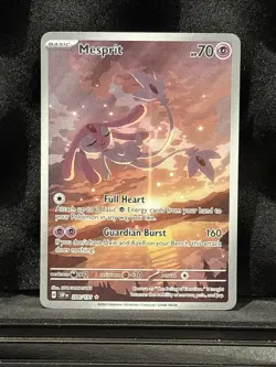 Pokemon Mesprit 204/191 SV8: Surging Sparks Illustration Rare - Image 1