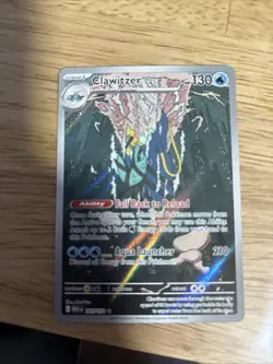 Pokemon Clawitzer 141 Illustration Rare Mega Evolution English - Image 2