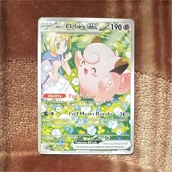 Pokemon Lillie's Clefairy EX 184/159 Journey Together Holo 190HP Special Rare - Image 1