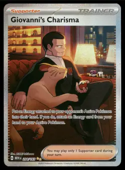 Giovanni's Charisma - 204/165 SV: Scarlet & Violet 151 Pokemon TCG - Image 1