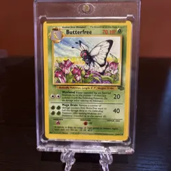 Pokemon TCG Butterfree Jungle 33/64 Regular 1st Edition Uncommon - Image 1