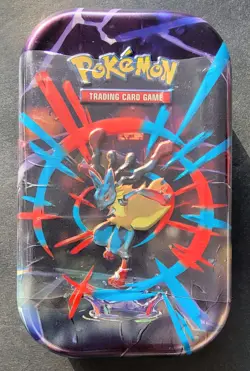 Sealed Pokemon | Mega Evolution | Mega Lucario | Mini Tin - Image 1