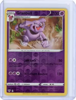 Granbull 71/189 Reverse Holo | 2020 Darkness Ablaze | Pokemon KR1 - Image 1