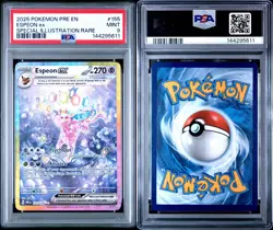 2025 POKEMON PRE EN-PRISMATIC EVOLUTIONS #155 ESPEON EX PSA 9 - Image 3