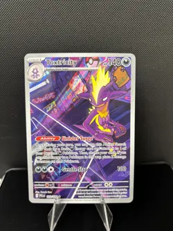 Pokemon Phantasmal Flames Toxtricity 103/094 Illustration Rare - Image 1