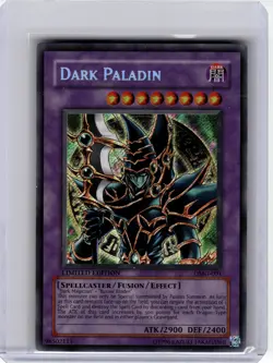 2006 YuGi-Oh!Dark Paladin #001 Duel Master's Guide—SR Foil (Limited Ed) [Damage] - Image 1