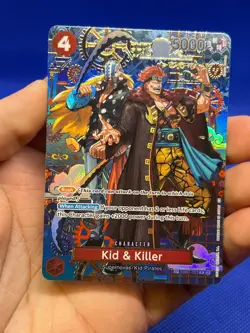 One Piece The Azure Sea’s Seven Kid & Killer EB01-003 SP Alternate Alt NM - Image 2