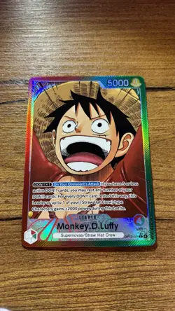 Monkey.D.Luffy (001) (Alternate Art) - Carrying On His Will (OP13-001) - Image 1