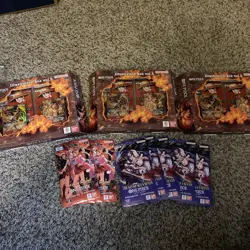 One Piece TCG English - 3x Illustration Vol 5, Including 7 Booster Packs - Image 2