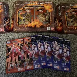 One Piece TCG English - 3x Illustration Vol 5, Including 7 Booster Packs - Image 4