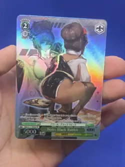 Weiss Schwarz Goddess of Victory Noir Black Rabbit NIK/S117-PE06 PR Promo NM - Image 2