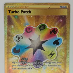 Turbo Patch 200/189 Secret Rare Darkness Ablaze Pokemon TCG Card NM - Image 2