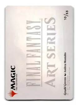 Gysahl Greens Art Card S Art Series: FINAL FANTASY 10 NM - Image 1