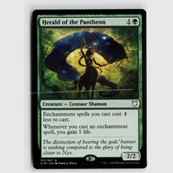 MTG Herald of the Pantheon #151 Commander 2018 Normal R NM Magic Card - Image 1