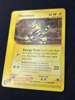 Electabuzz 76/165 - Expedition Ereader Vintage Uncommon WOTC Pokemon Card - MP - Image 2